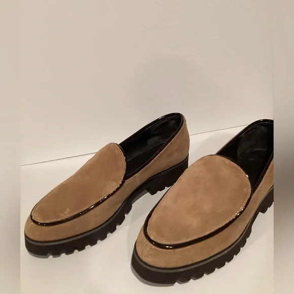 Donald J. Pliner Tan Suede Loafers - Picture 11 of 16